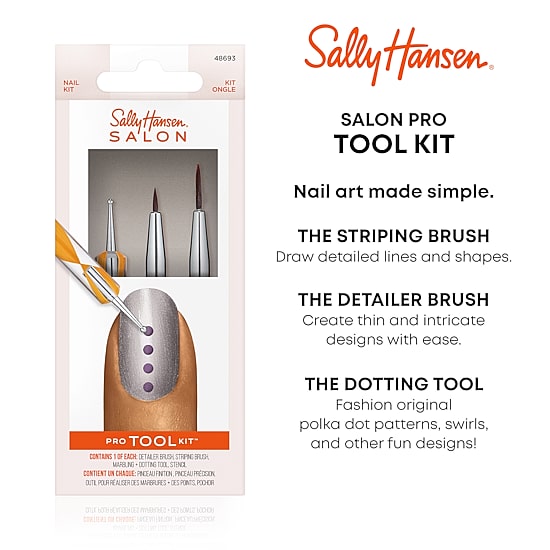 Sally Hansen Salon Pro Tool Kit Manicure Kit
