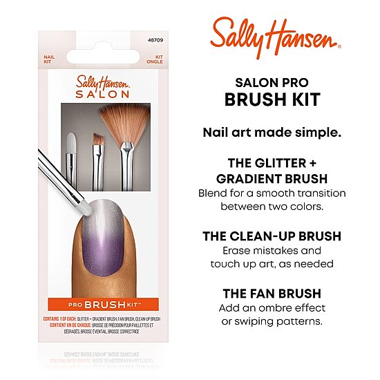Sally Hansen Salon Pro Brush Kit Manicure Kit