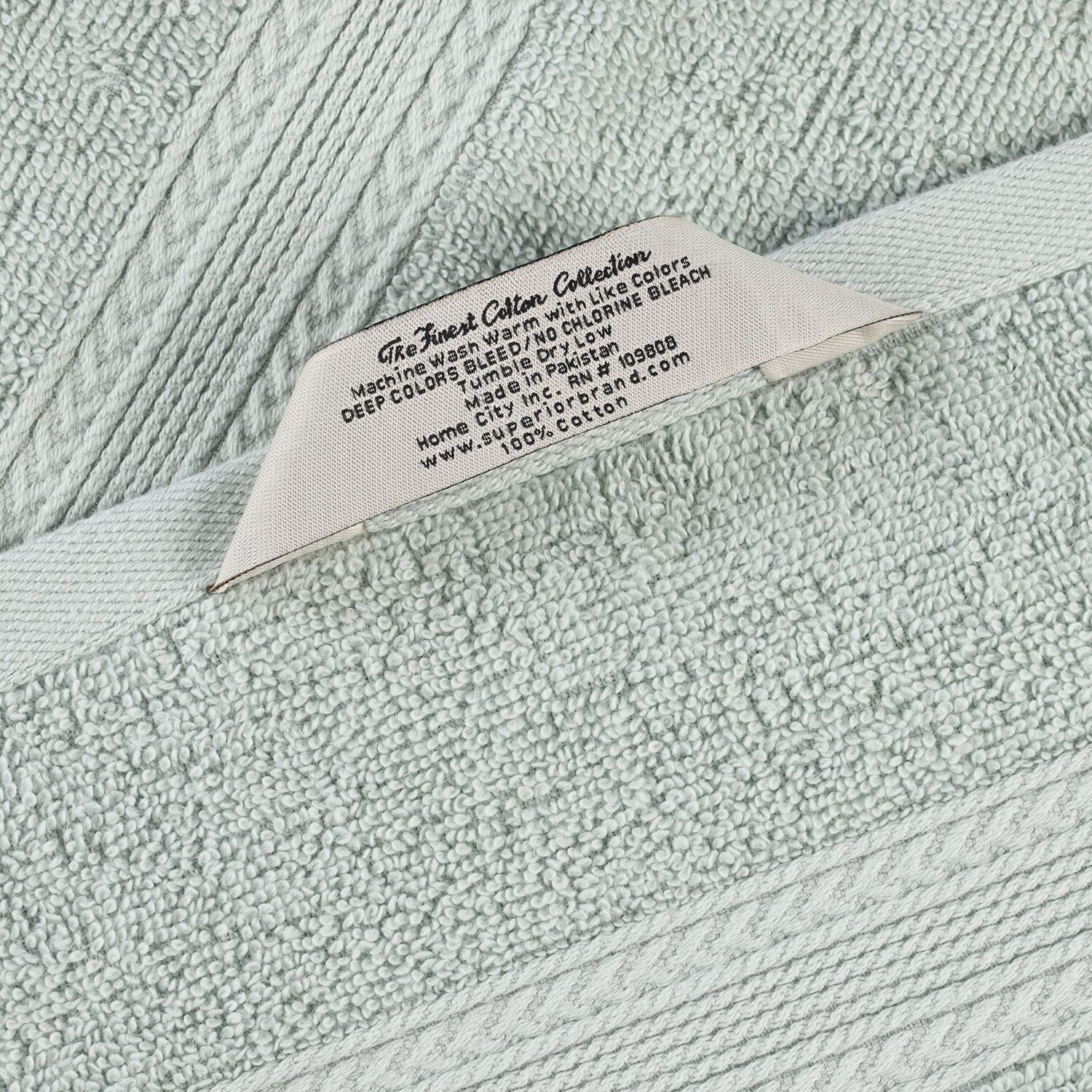 SUPERIOR® Eco-Friendly Cotton 12-pc. Quick Dry Washcloth