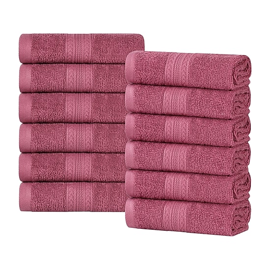 SUPERIOR® Eco-Friendly Cotton 12-pc. Quick Dry Washcloth