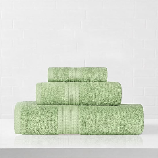 SUPERIOR® Eco-Friendly Cotton 3-pc. Quick Dry Bath Towel Set