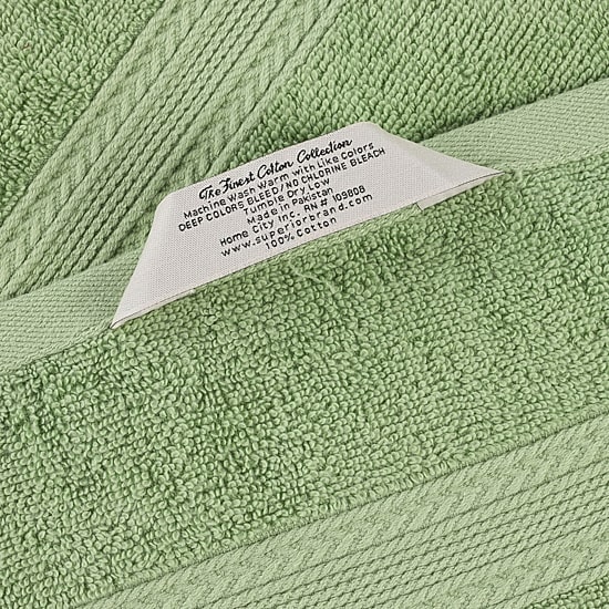 SUPERIOR® Eco-Friendly Cotton 6-pc. Quick Dry Bath Towel Set