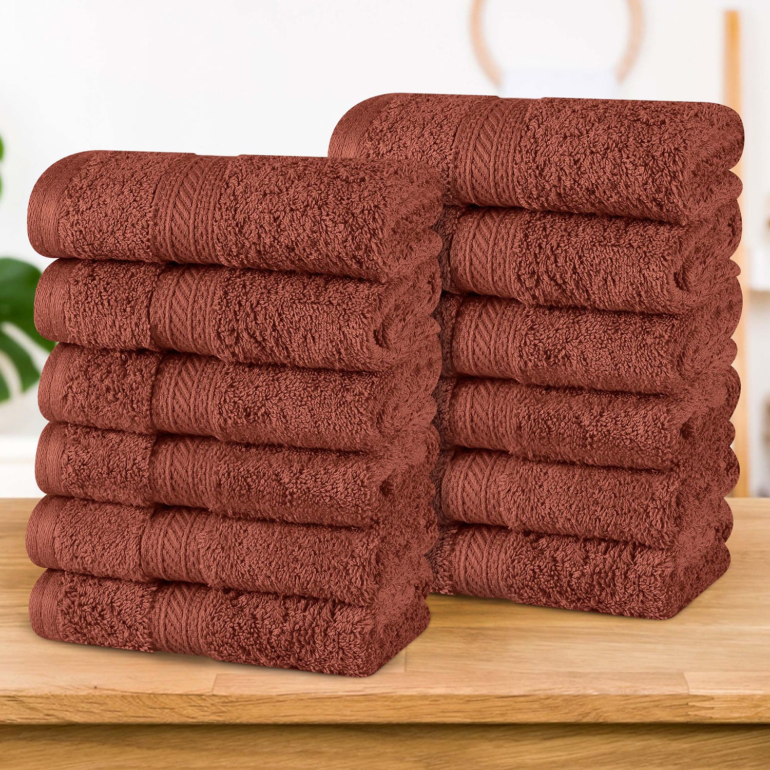 SUPERIOR® Atlas Premium Cotton 12-pc. Quick Dry Washcloth