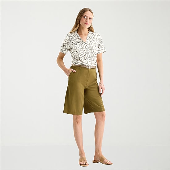 Worthington Womens 12" High Rise Tall Bermuda Short