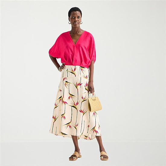 Worthington Womens Tall Pleated Skirt