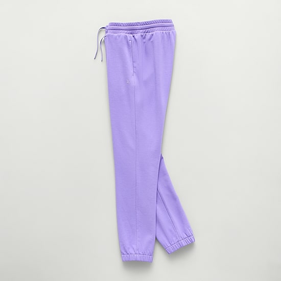 Xersion Super Soft Little & Big Kid Girls Stretch Fabric Cinched Mid Rise Regular Fit Fleece Jogger Pant