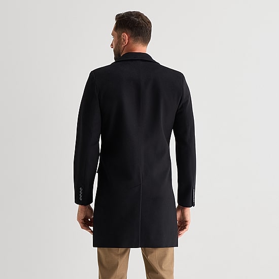 J. Ferrar Water Resistant Mens Midweight Topcoat Coat