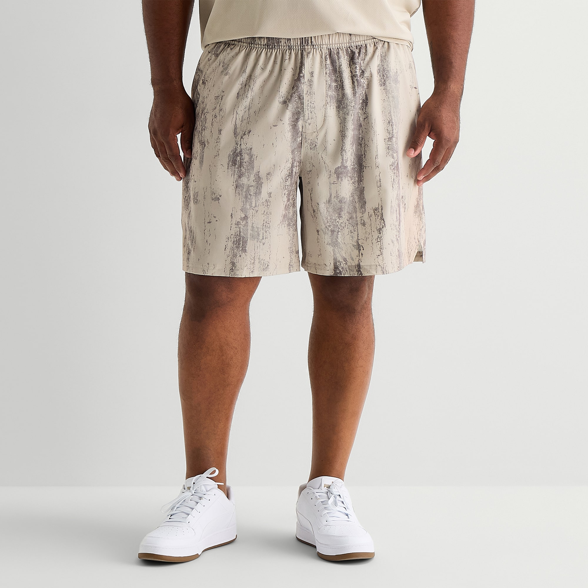 Xersion Mens 8" Big and Tall Moisture Wicking Wicked Workout Shorts