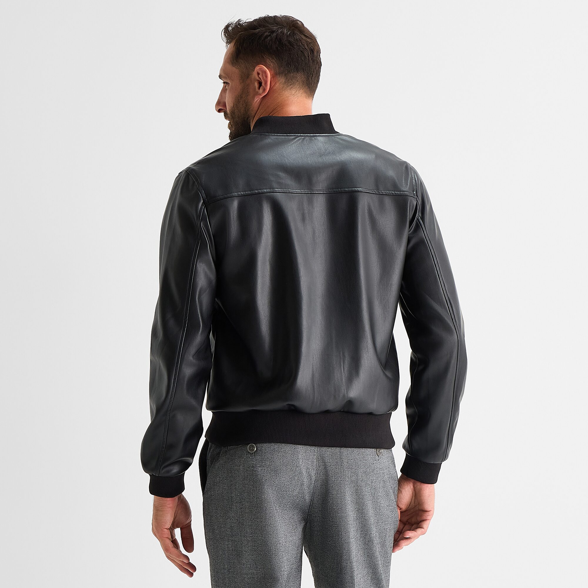 J. Ferrar Mens Lightweight Bomber Jacket