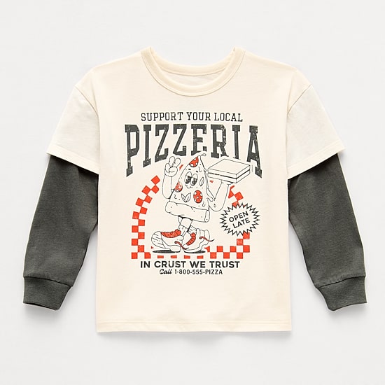 Grayson Little Toddler Boys Crew Neck Long Sleeve T-Shirt