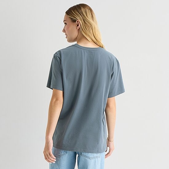 Grayson Threads, The Label New York Boyfriend Tee Womens Juniors Crew Neck Short Sleeve Loose Fit Graphic T-Shirt