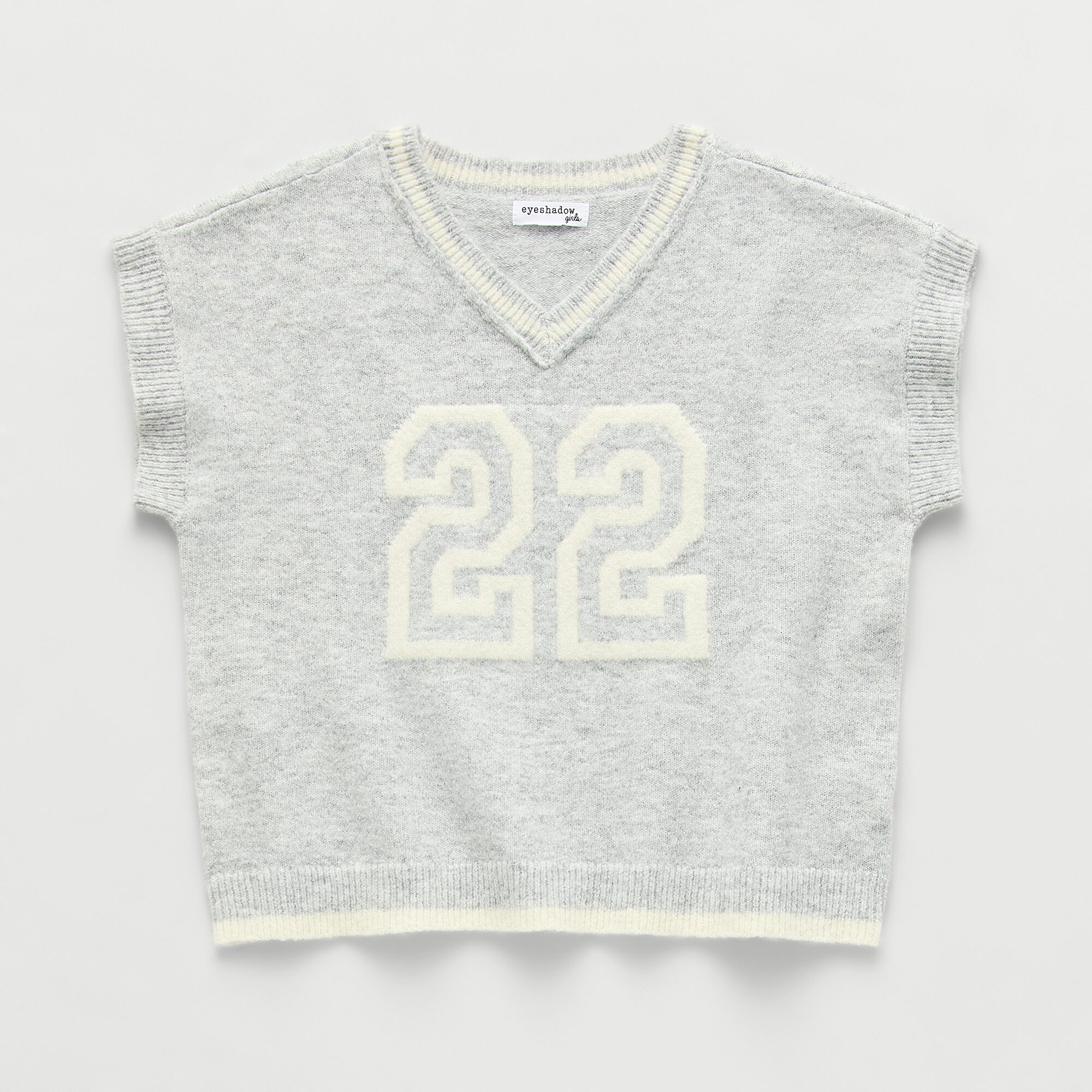 Eyeshadow Big Kid Girls V Neck Sweater Vest