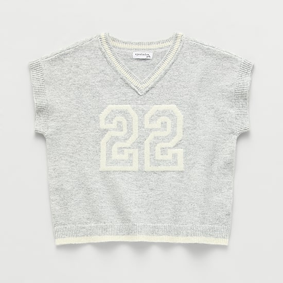 Eyeshadow Big Kid Girls V Neck Sweater Vest