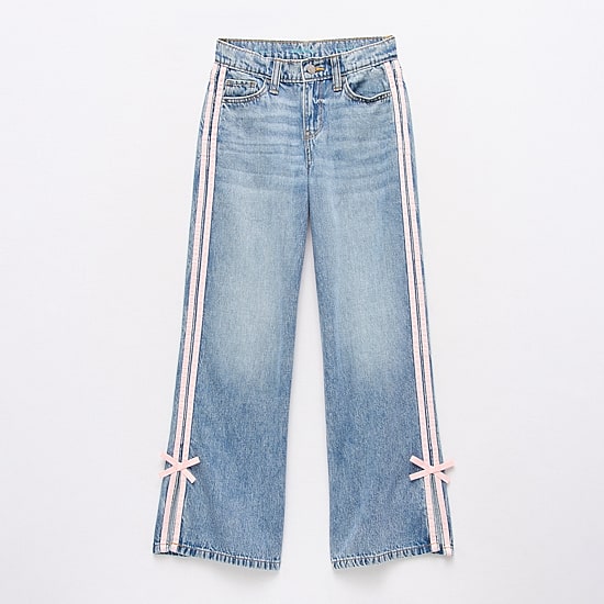 Thereabouts Little & Big Kid Girls Adjustable Waist Low Rise Baggy Fit Jean