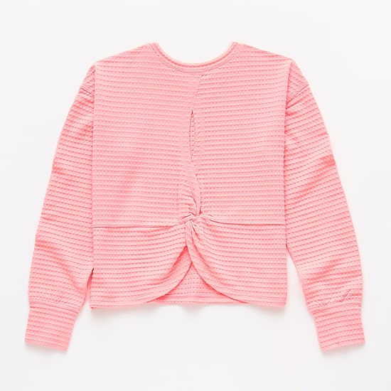 Xersion Little & Big Kid Girls Crew Neck Long Sleeve Active T-Shirt