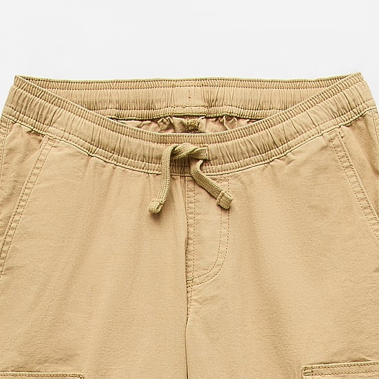 Thereabouts Pull-On Little & Big Kid Boys Easy-on + Easy-off Seated Wear Straight Cargo Pant