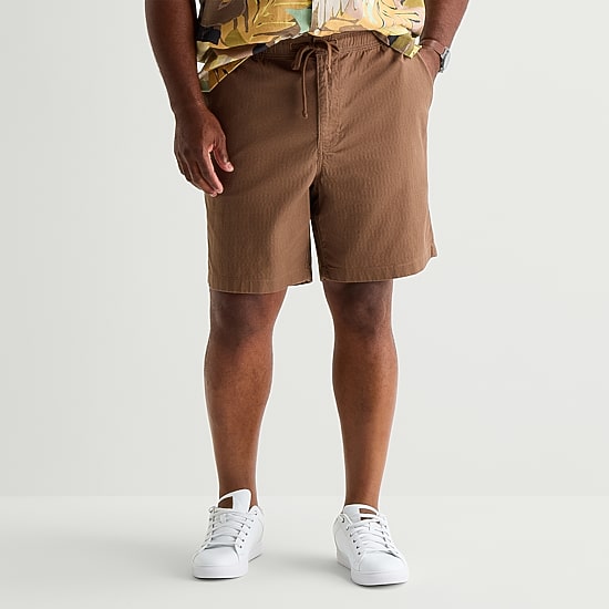 mutual weave Mens 11" Big and Tall Pull-On Short