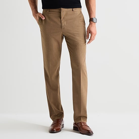 J. Ferrar Ultra Comfort Mens Slim Fit Flat Front Suit Pant