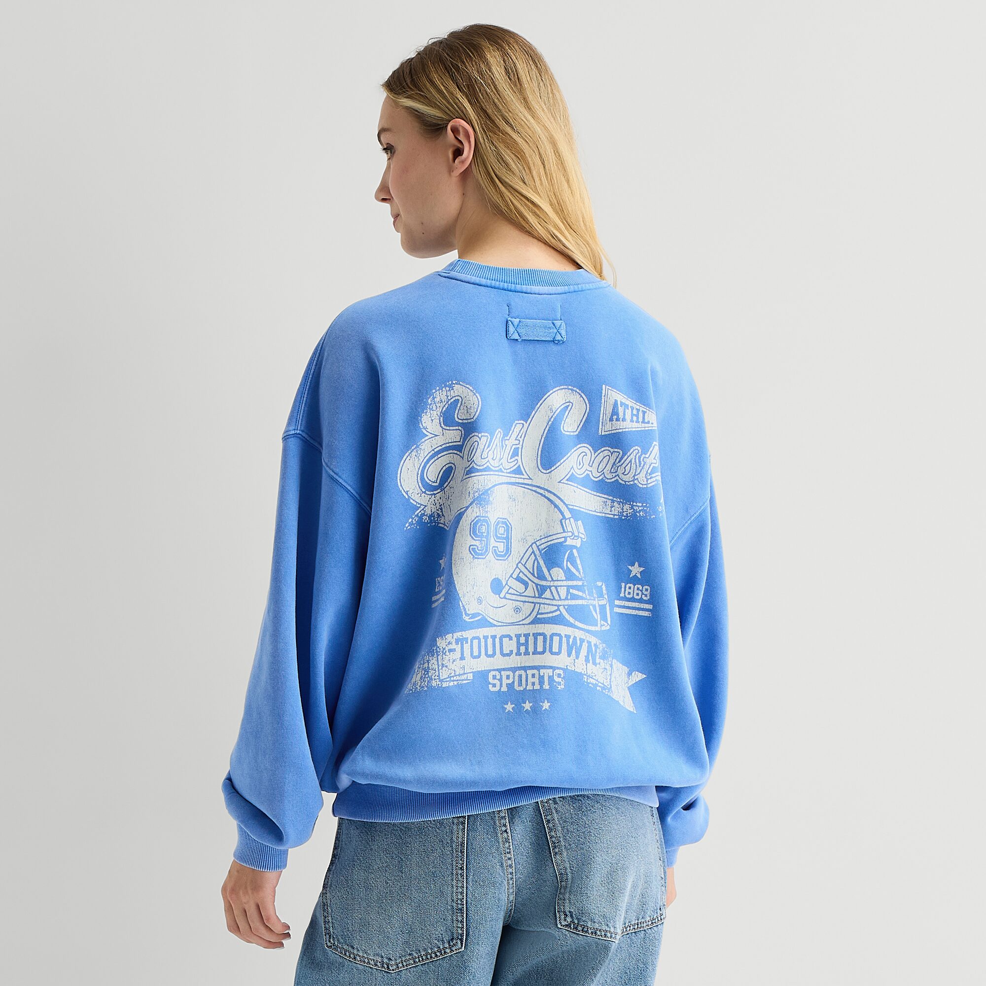Arizona Womens Juniors Crew Neck Long Sleeve Sweatshirt