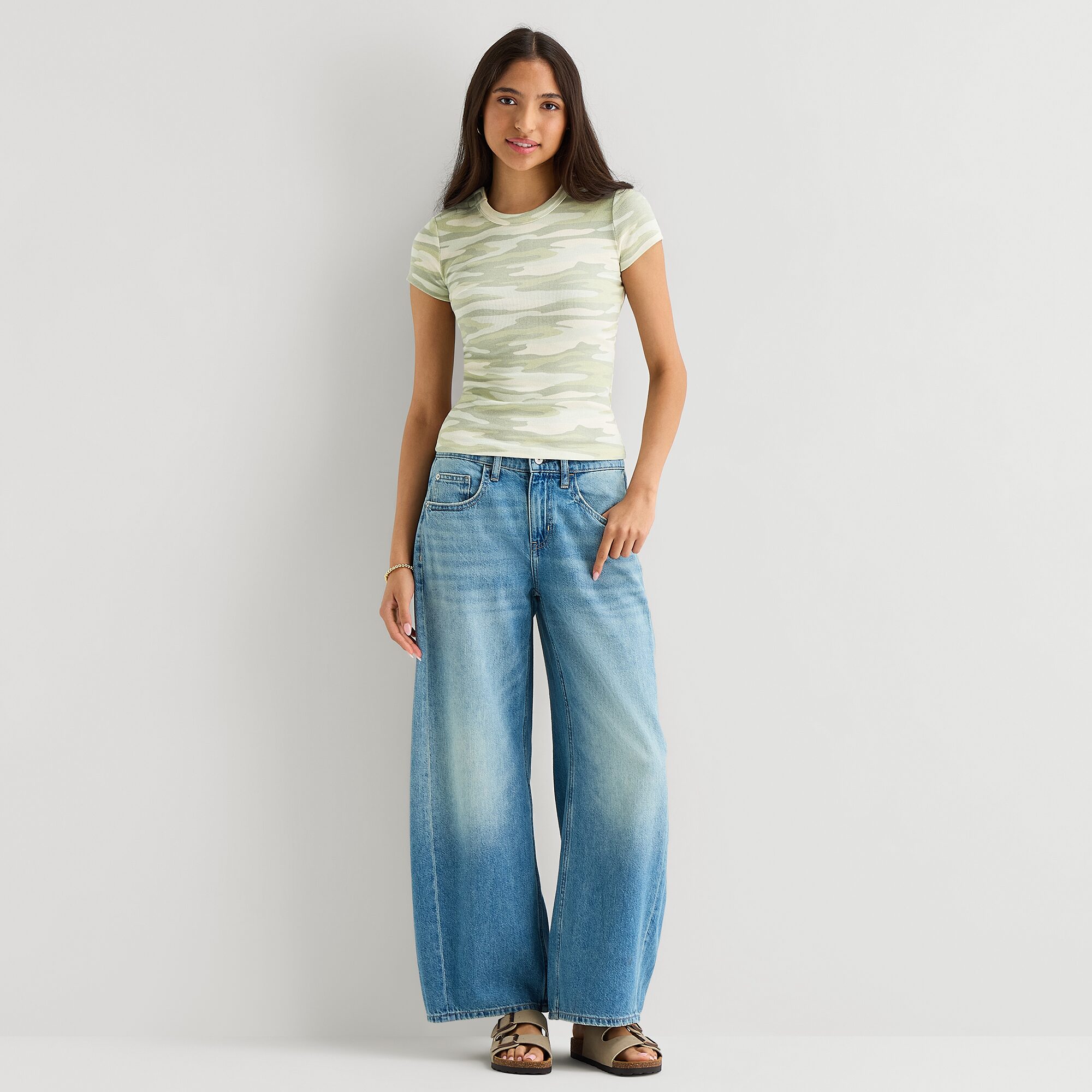 Arizona Womens Crew Neck Short Sleeve T-Shirt