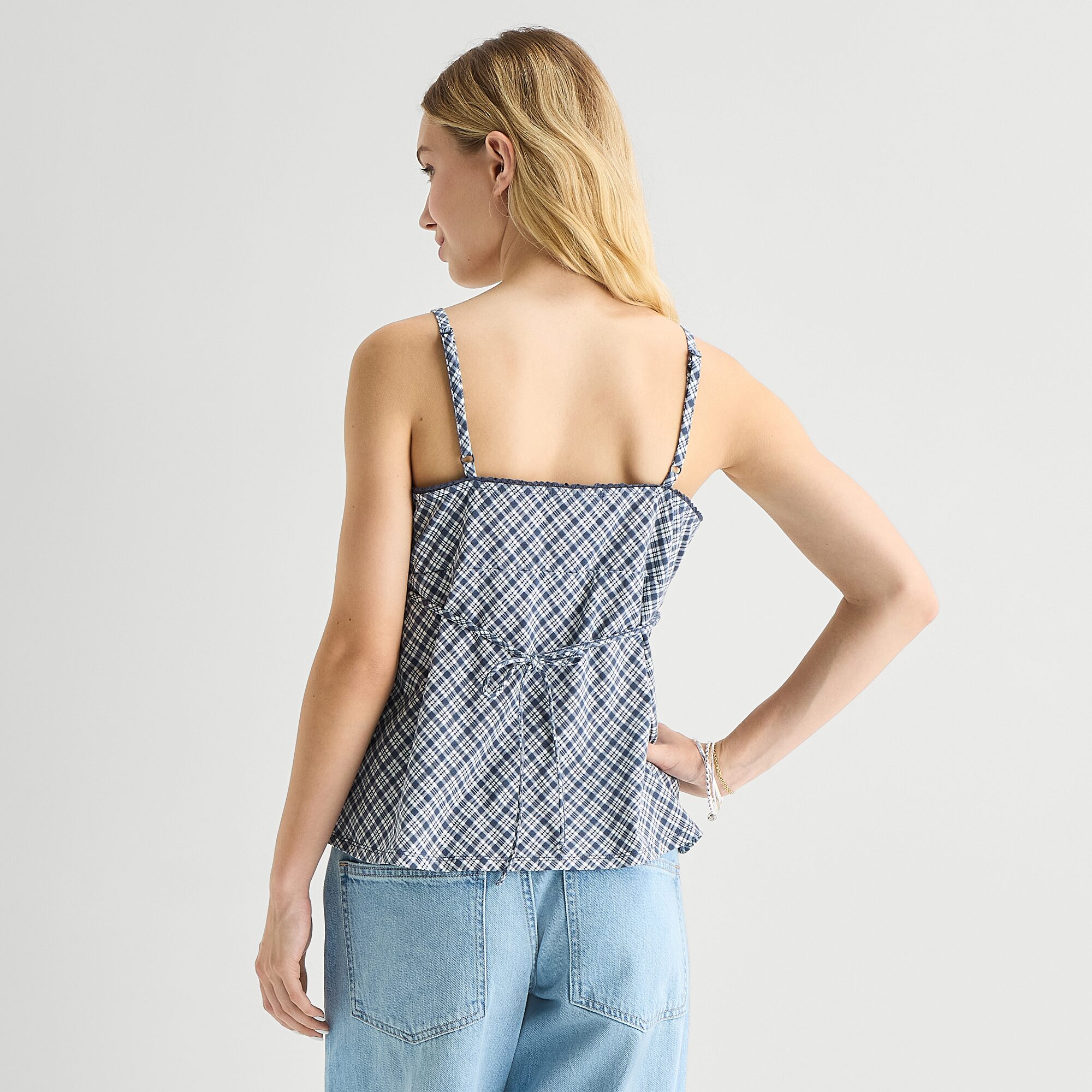 Arizona Womens Juniors Sleeveless Babydoll Top
