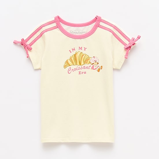 Grayson Little Toddler Girls Crew Neck Short Sleeve Relaxed Fit Strawberry Shortcake Graphic T-Shirt