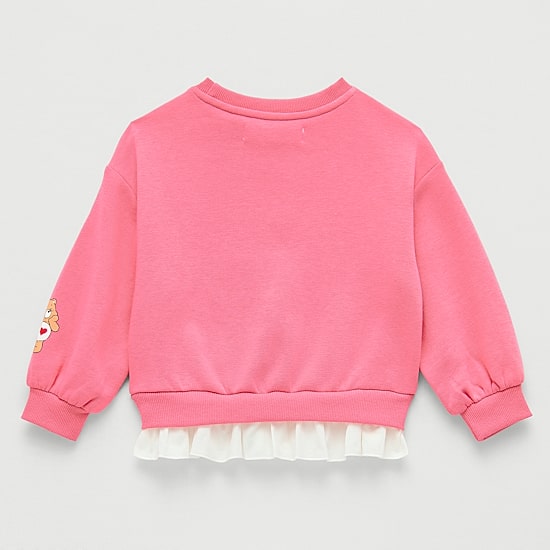 Grayson Little Toddler Girls Crew Neck Long Sleeve Care Bears Sweatshirt