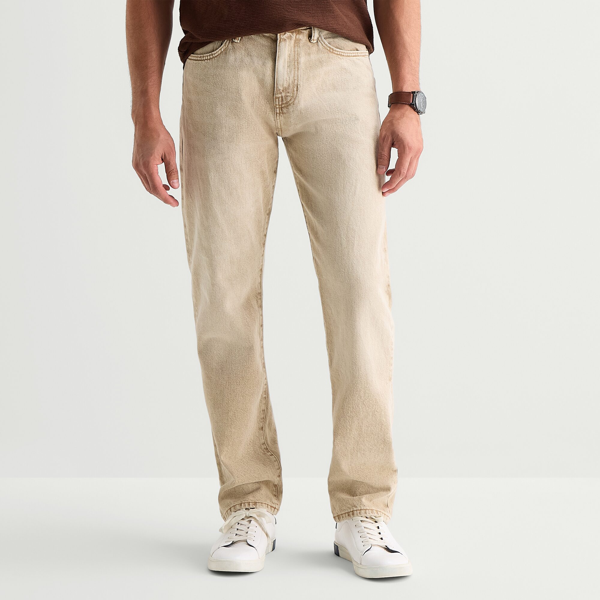 mutual weave Mens Straight Leg Jean