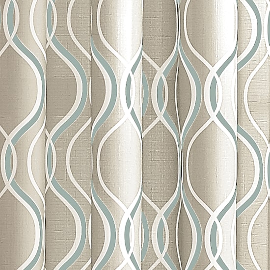 CHF Morocco Rod Pocket Light-Filtering Single Curtain Panel