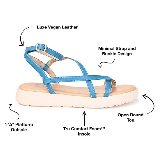 Journee Collection Womens Jeselia Strap Sandals