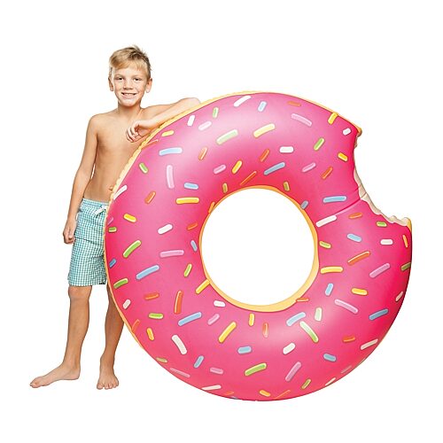 Big Mouth Giant Pink Frosted Donut Pool Float In Multiple Colors