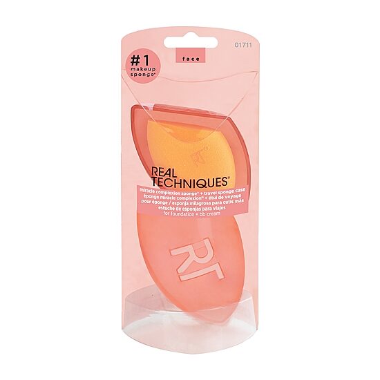 Real Techniques Miracle Complexion Sponge Makeup Blender + Travel Case