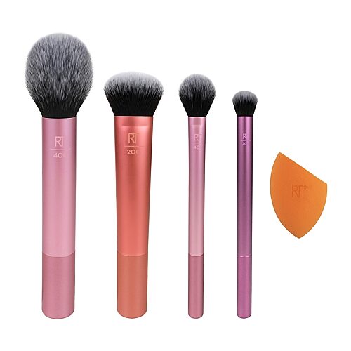 Real Techniques Everyday Essentials Makeup Brush Set, One Size