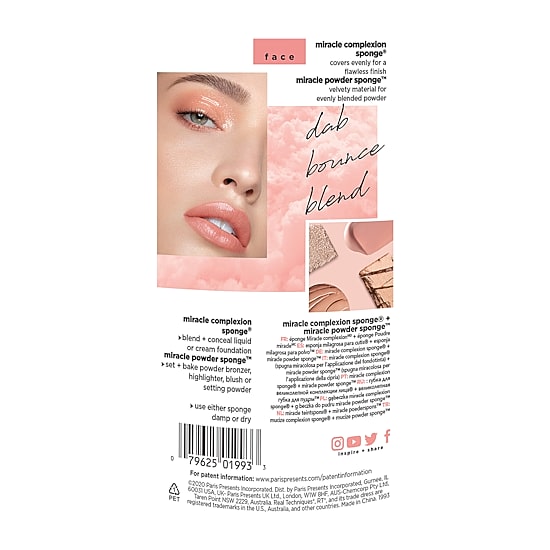 Real Techniques Iconic Blend + Set Makeup Sponge Duo
