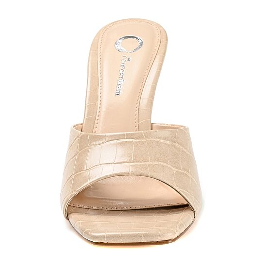 Journee Collection Vivvy Womens Round Open Toe Wedge Heel Pumps