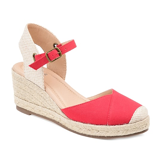 Journee Collection Ashlyn Womens Round Closed Toe Wedge Heel Pumps