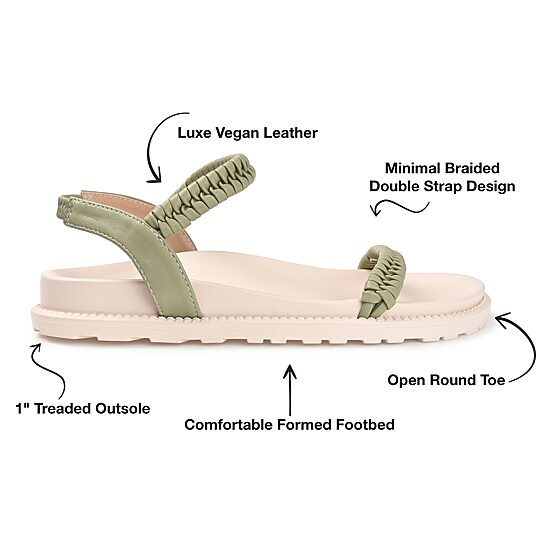 Journee Collection Womens Josee Flat Sandals