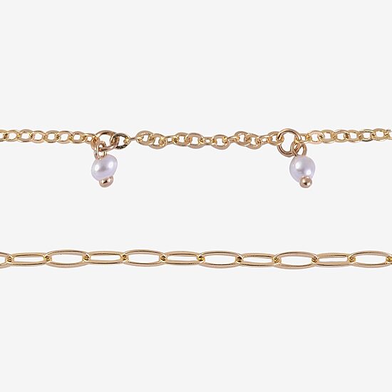 Arizona Gold Tone Womens 4-pc. Bracelet Set