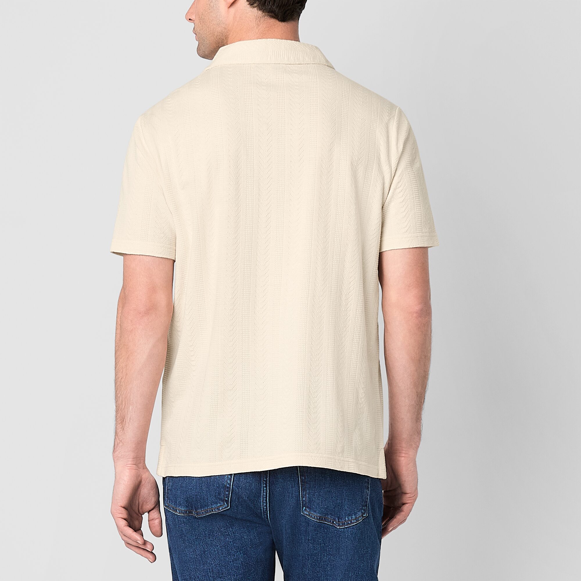 Frye and Co. Mens Regular Fit Short Sleeve Polo Shirt