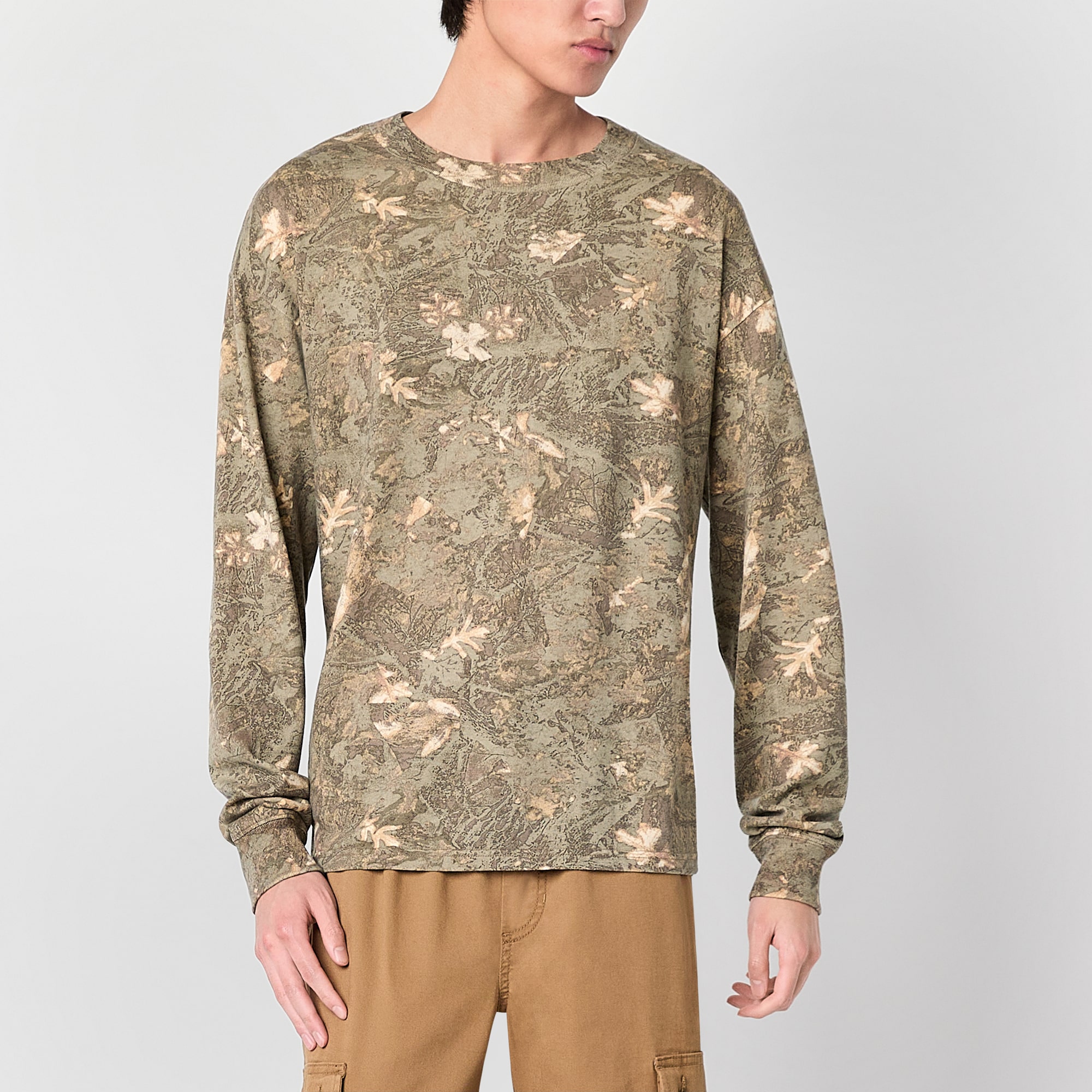 Arizona Mens Crew Neck Long Sleeve T-Shirt