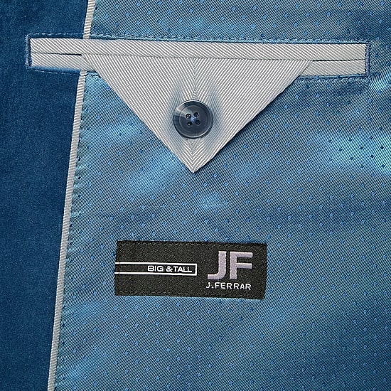 J. Ferrar Evening Edition Mens Big and Tall Floral Stretch Fabric Regular Fit Tuxedo Jacket