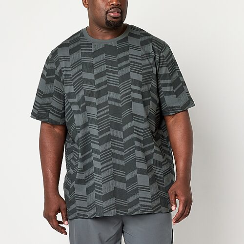 Xersion Mens Crew Neck Short Sleeve Regular Fit Big and Tall Graphic T-Shirt, 2x-large, Black