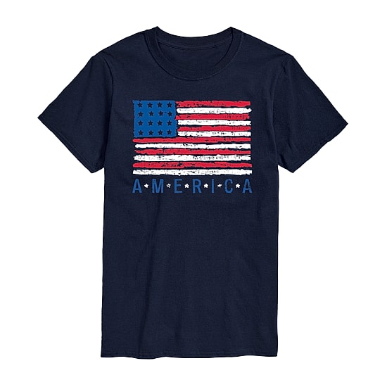 Mens Crew Neck Short Sleeve Classic Fit Big and Tall Graphic T-Shirt