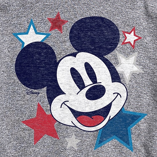 Mens Crew Neck Short Sleeve Classic Fit Mickey Mouse Big and Tall Graphic T-Shirt