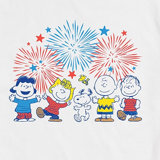 Mens Crew Neck Short Sleeve Classic Fit Peanuts Snoopy Big and Tall Graphic T-Shirt