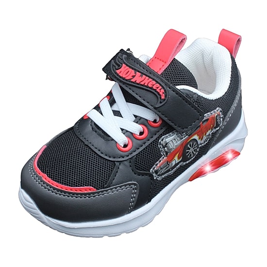 Hot Wheels Boys Light-Up Sneakers