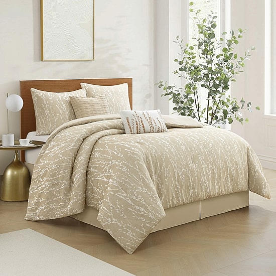 Stratford Park Lileas 6-pc. Floral Lightweight Comforter Set