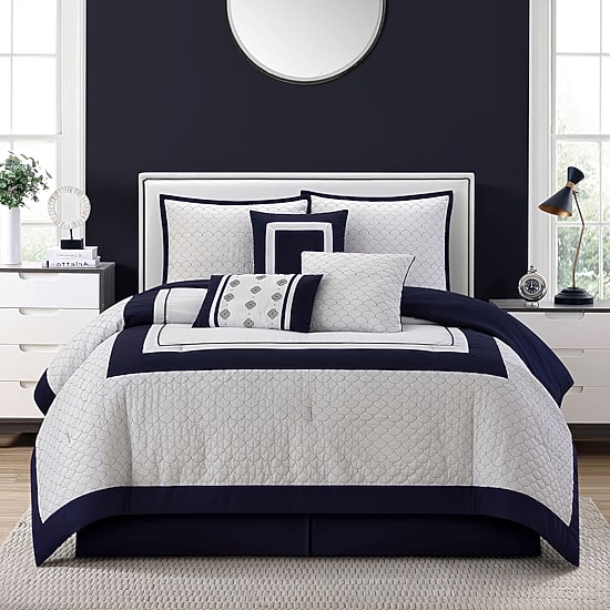 Stratford Park Aileen 7-pc. Geometric Lightweight Comforter Set