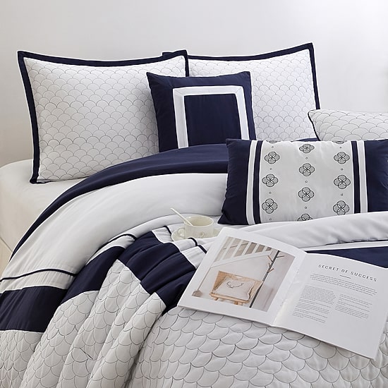 Stratford Park Aileen 7-pc. Geometric Lightweight Comforter Set