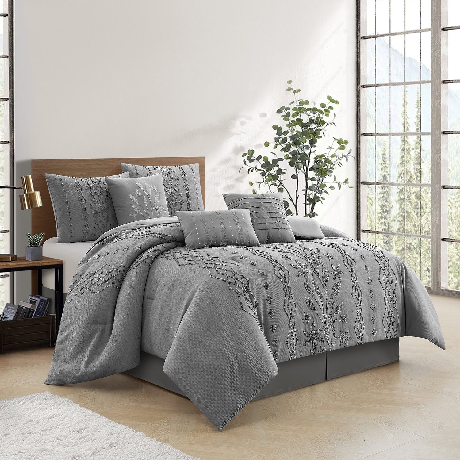 Stratford Park Keltie 7-pc. Geometric Lightweight Comforter Set